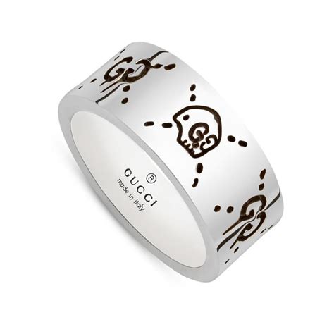 Gucci Jewellery Gucci Ghost Sterling Silver Ring D YBC455318001